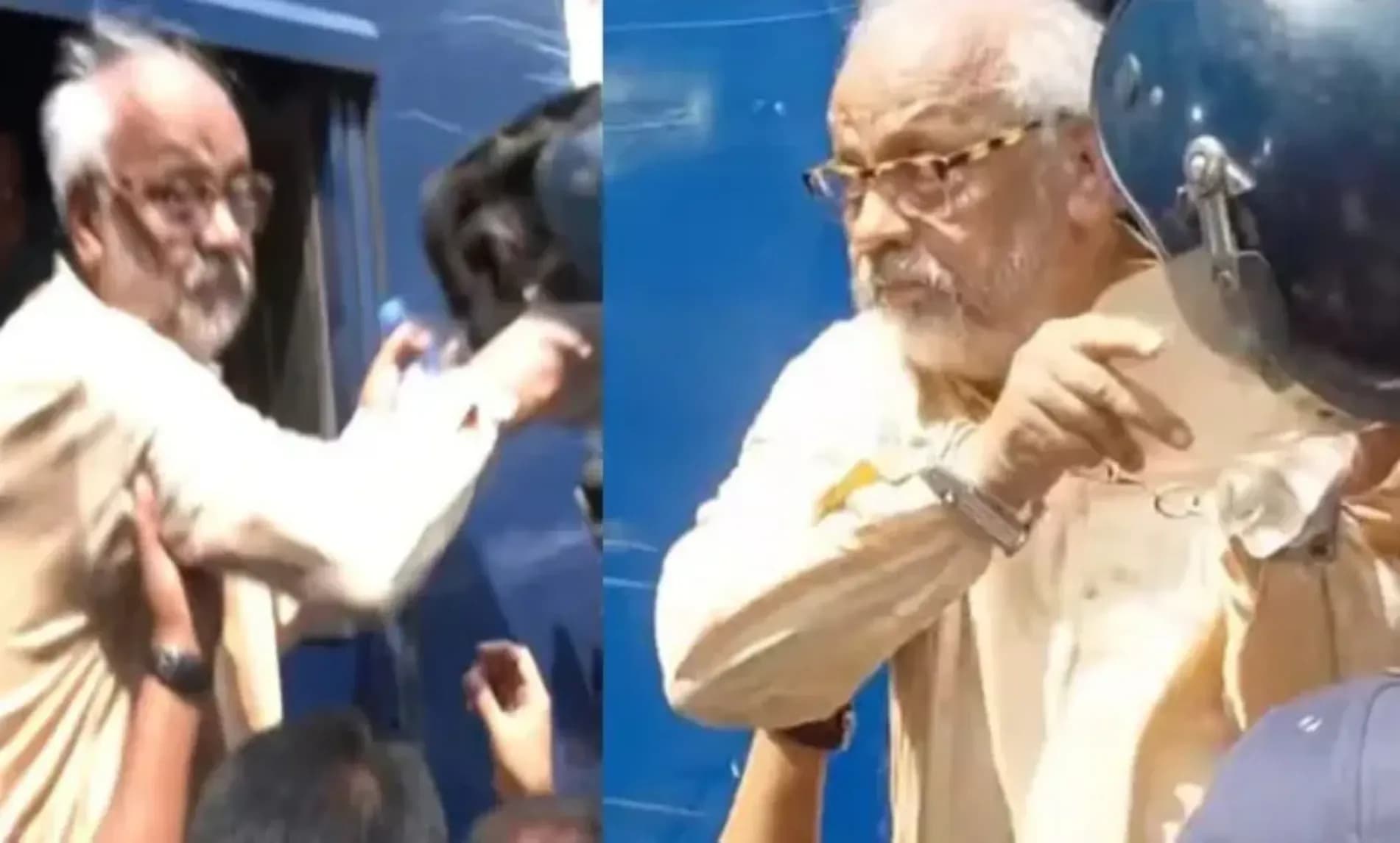 নিরাপত্তার হেলমেট ছুড়ে ফেললেন জামায়াত নেতা আখতারুজ্জামান!