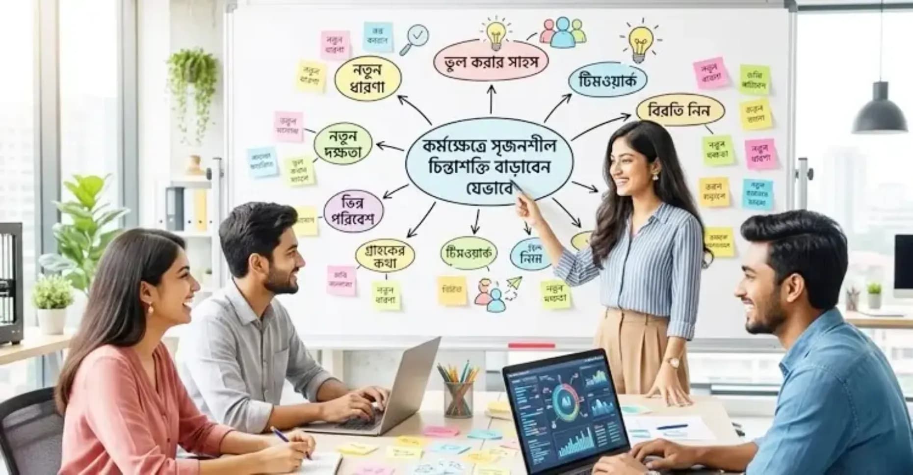 সৃজনশীল চিন্তাশক্তি বাড়াবেন যেভাবে