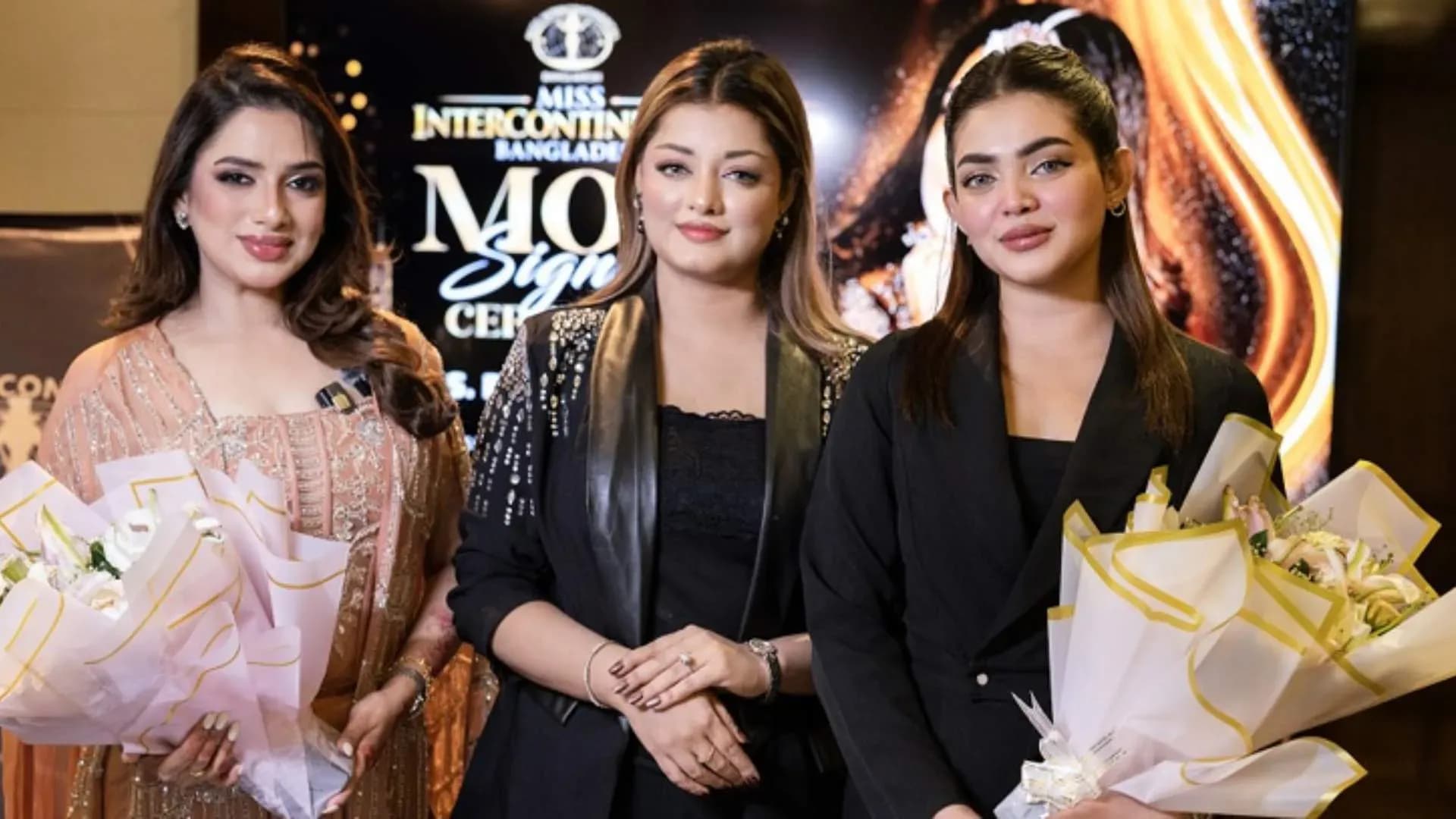 মিস ইন্টারকন্টিনেন্টাল বাংলাদেশের সঙ্গে যুক্ত হলেন বুশরা ও নওশিন