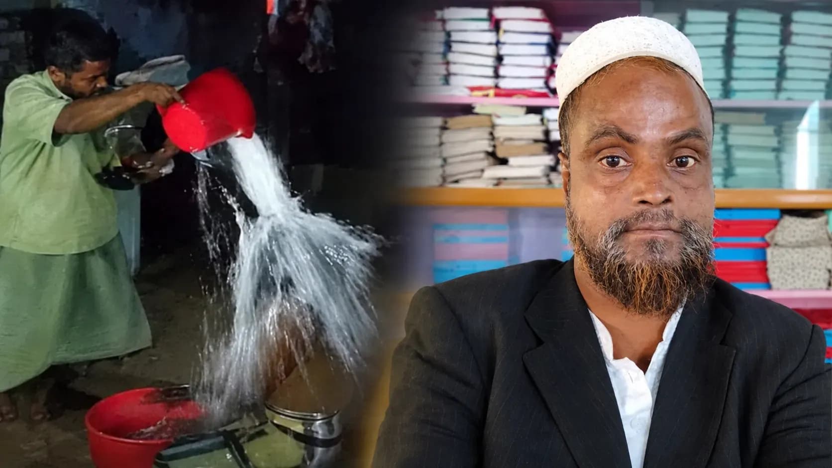 দুধ দিয়ে গোসল করে জামায়াত ছাড়ার ঘোষণা