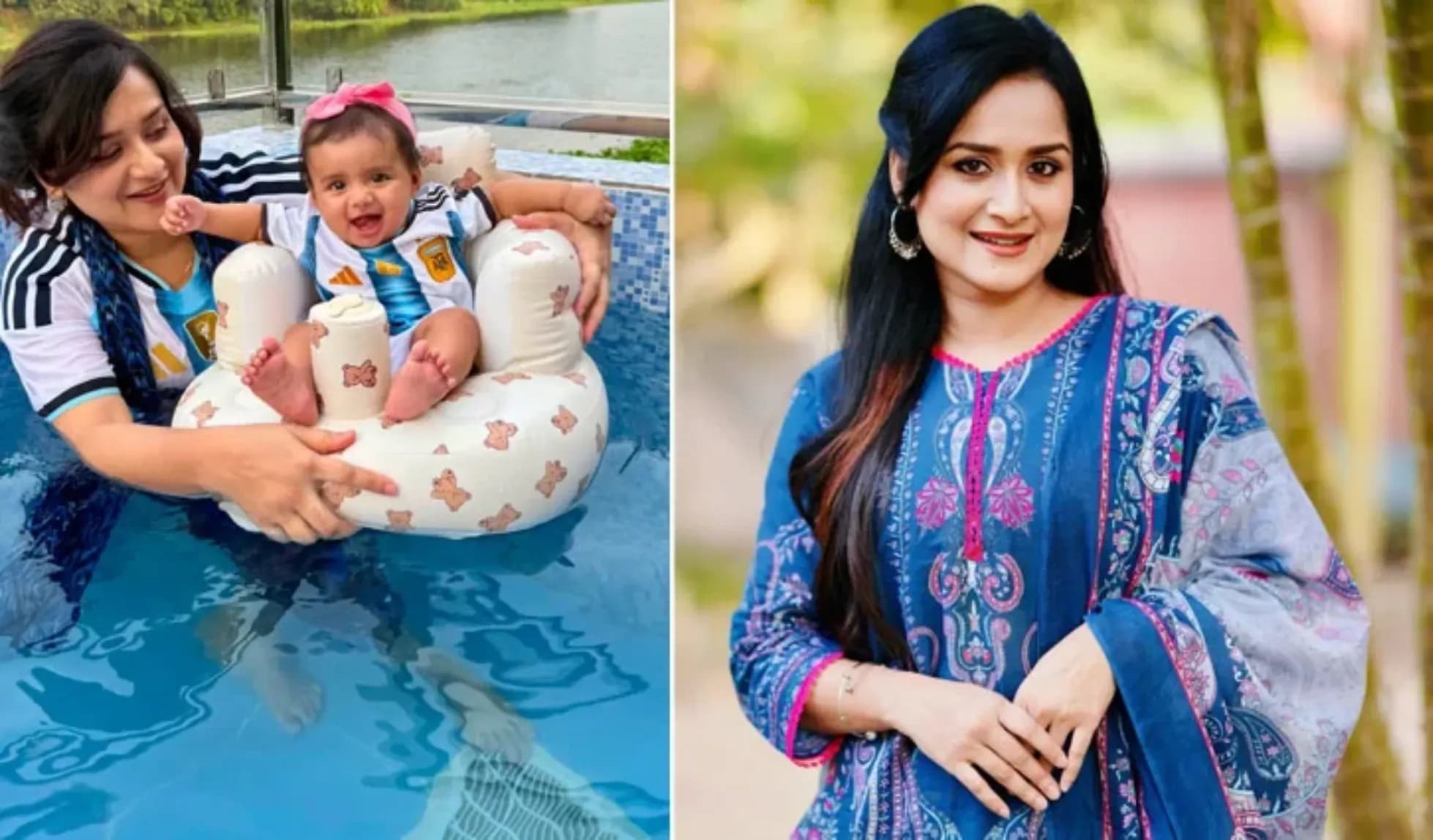 হামে আক্রান্ত নাদিয়ার মেয়ে, সন্তানের জন্য দোয়া চাইলেন অভিনেত্রী